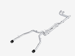 MBRP Cat-Back, Race Profile, Dual Rear Exit Exhaust